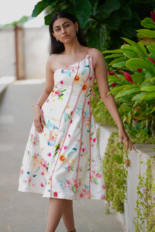 One‑Shoulder Tyrell Dress