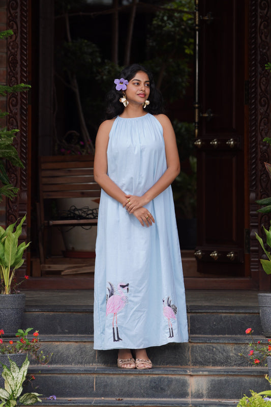 Flamingo Sky Gown