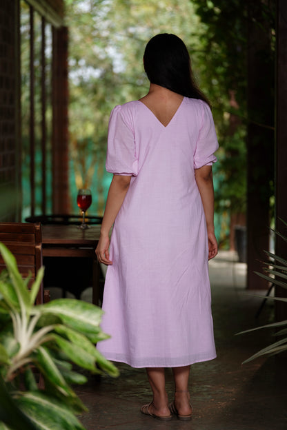 Flamingo Flutter Midi Dress